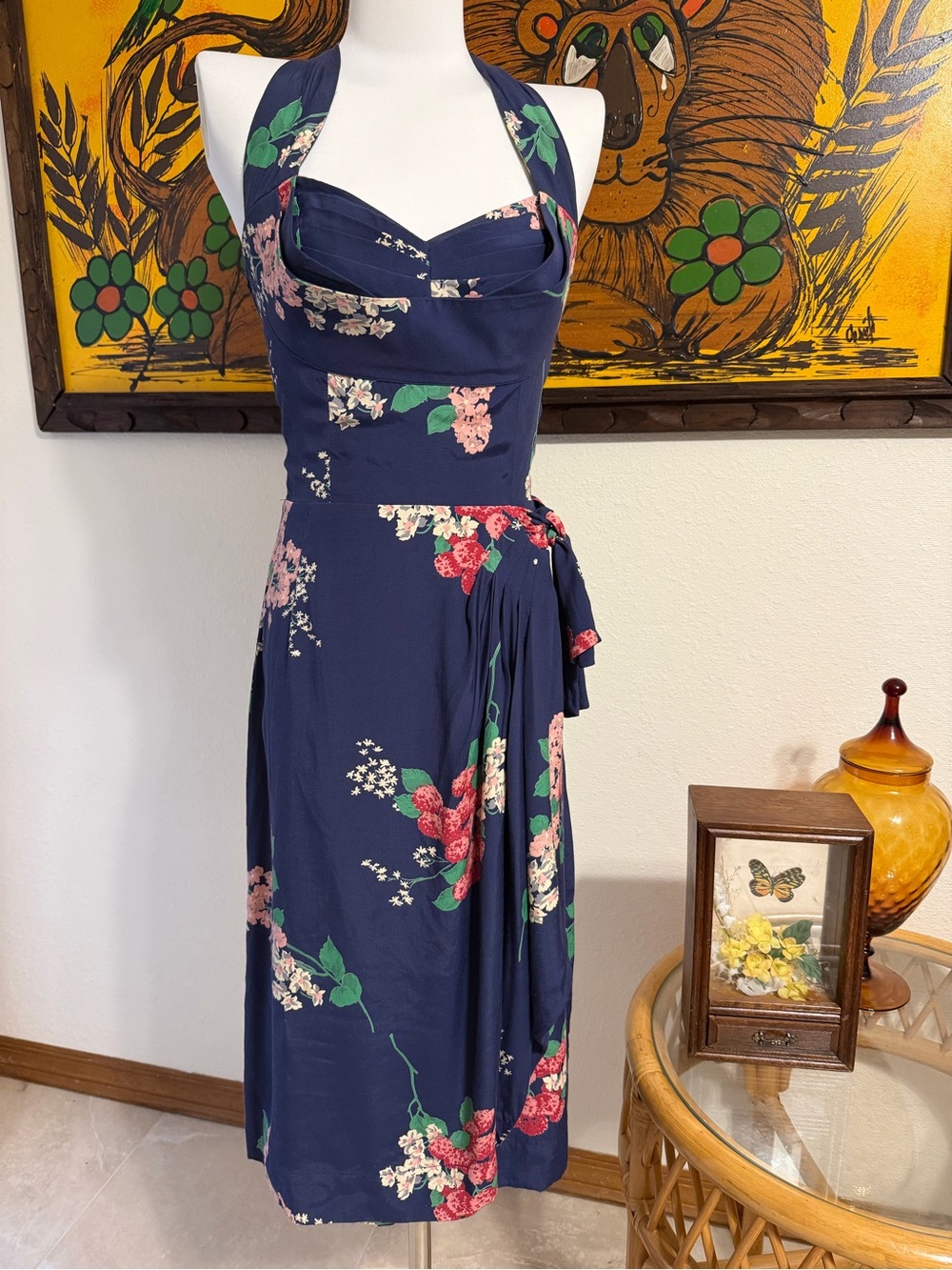 Trashy Diva Lena Sarong Dress Crimson Clover Rayon Size 0